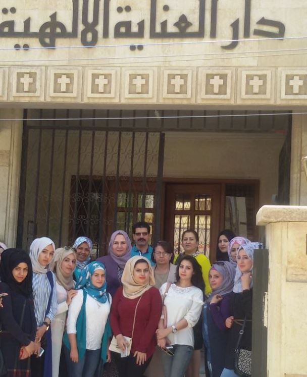 زيارة دار رعاية كبار السن العناية الالهية كلية العلوم للبنات