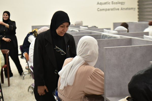 3 جولة تفقدية للاطلاع على سير الامتحان التنافسي للدراسات العليا (الماجستير والدكتوراه)