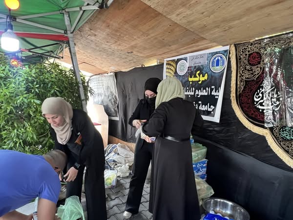 مبادرة تطوعية من كلية العلوم للبنات لخدمة زوّار الإمام الحسين (عليه السلام)1
