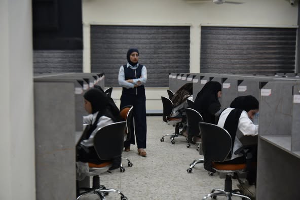 نطلاق امتحانات الدور الثاني في كلية العلوم للنبات 3